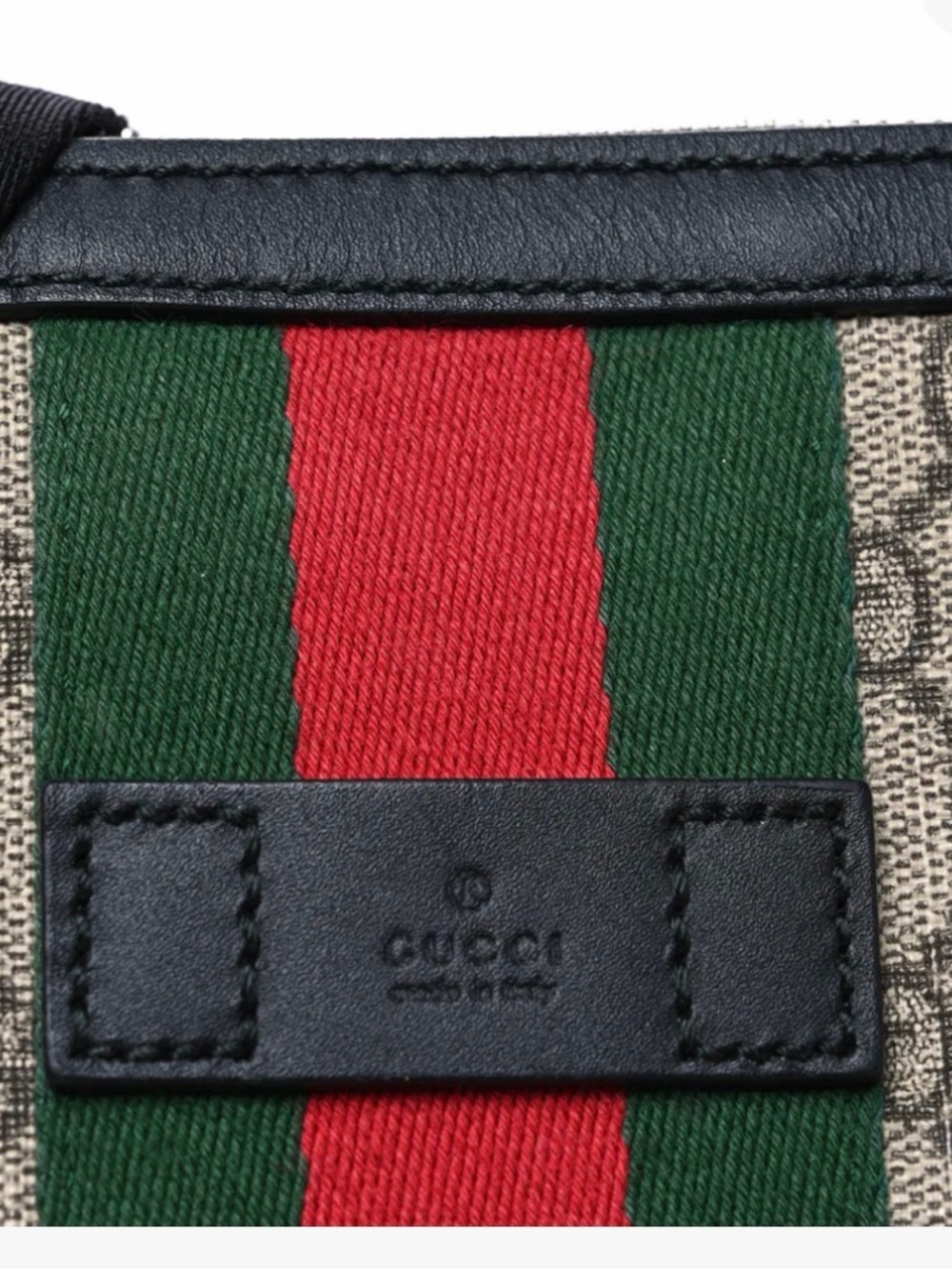 🔥🔥Gucci Supreme Web leather Crossbody Bag with Green and Red Stripe (GUC)🔥🔥 - Picture 6 of 16